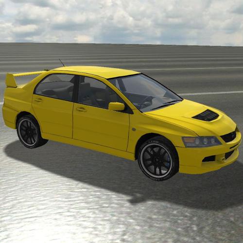 Lancer Evolution 9  Low-Poly preview image
